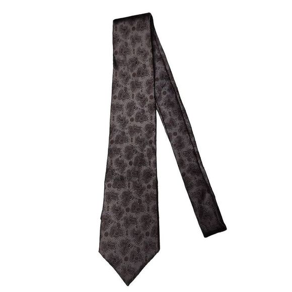 Vintage Christian Dior silk paisley print Saks fifth Ave tie 54.5" - Picture 1 of 3
